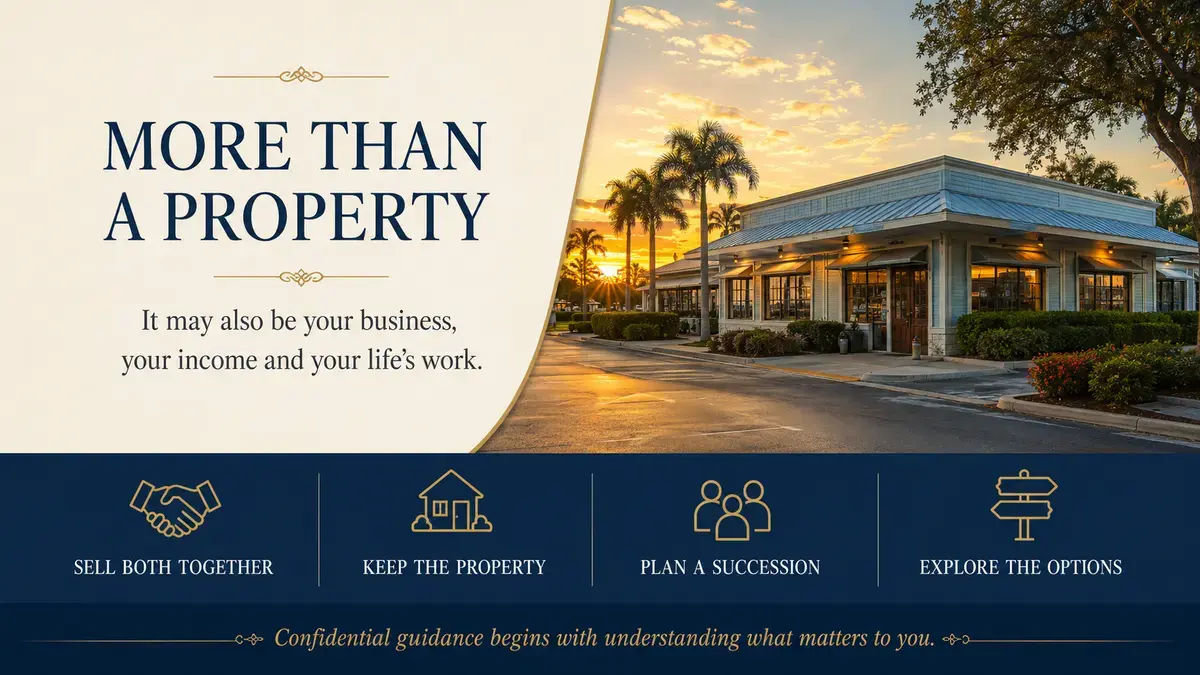More than a property: options for Gulf Coast owners whose business and real estate are connected.
